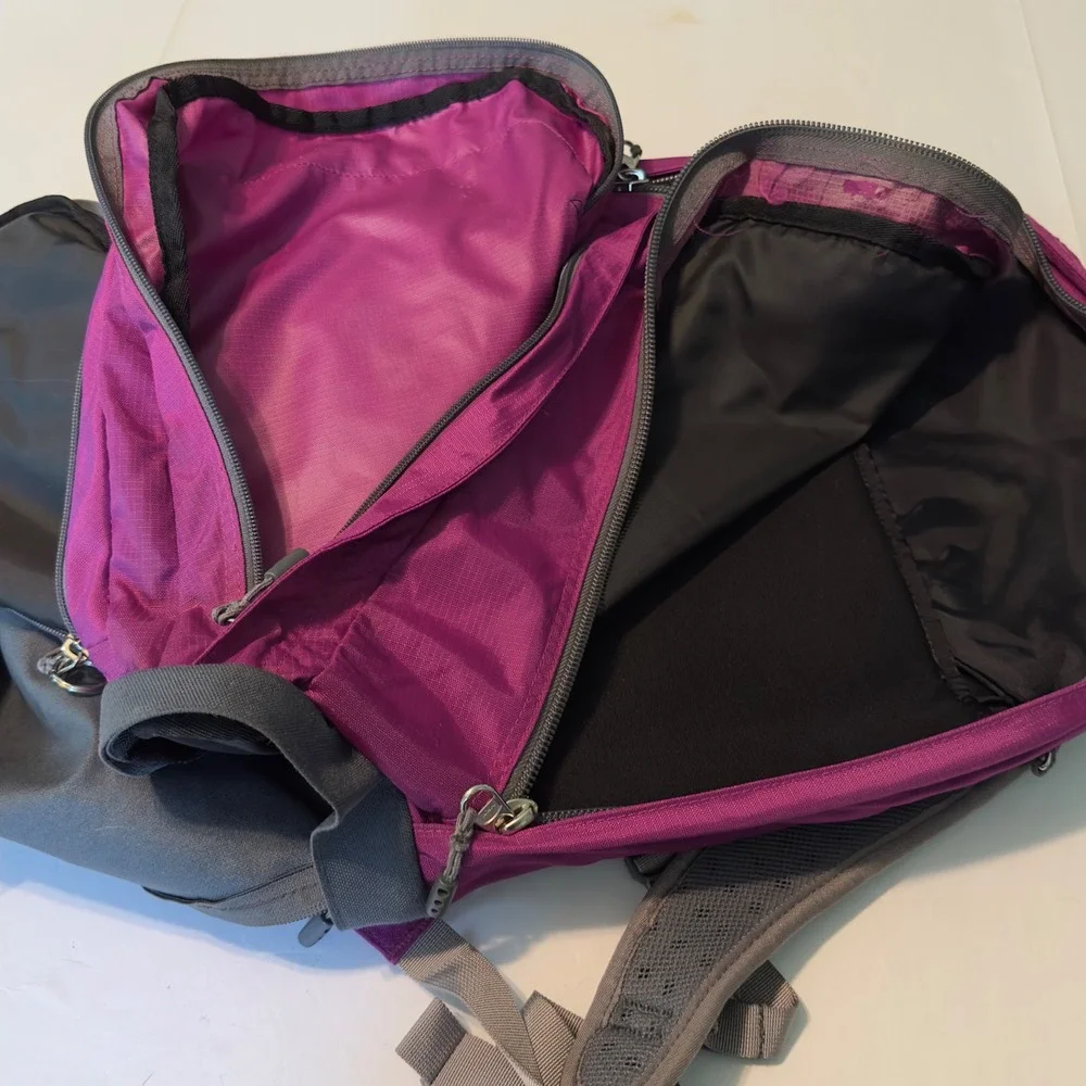 LL Bean Turbo Transit Backpack Purple Dark Orchid Laptop School Pack Bag XL
